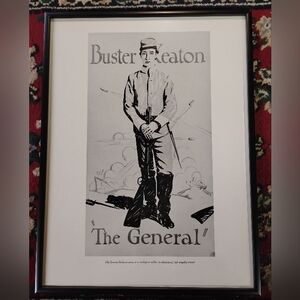 Buster Keaton 'The General' Framed Poster